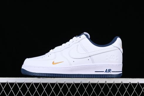 Nike Air Force 1 07 Low Navy Blue White Gold DD1225-006
