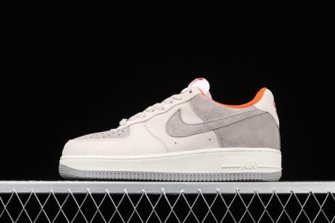 Nike Air Force 1 07 Low Off-White Gray Orange Shoes CQ5059-102