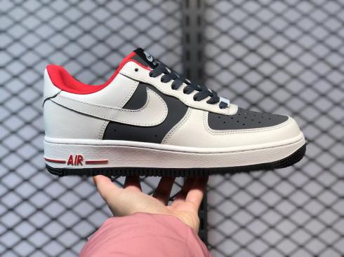 Nike Air Force 1 07 Low Red White Black Running Shoes DD7209-109