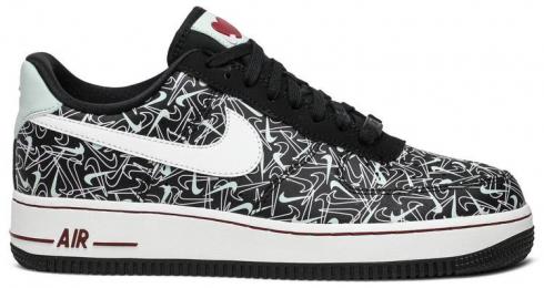 Nike Air Force 1'07 Low SE PRM Valentines Day Black White BV0319 002