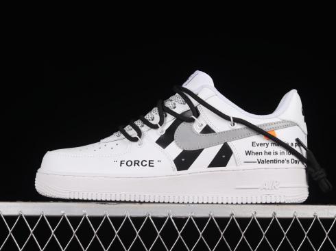 Nike Air Force 1 07 Low White Black Sliver CV1724-115