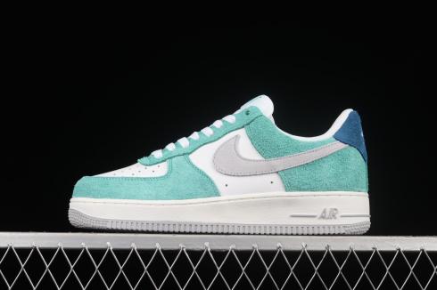 Nike Air Force 1 07 Low White Light Green Suede BQ8988-102