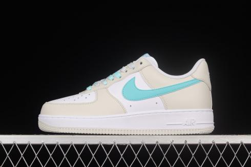 Nike Air Force 1 07 Low White Navy Blue Off-White LZ6699-555