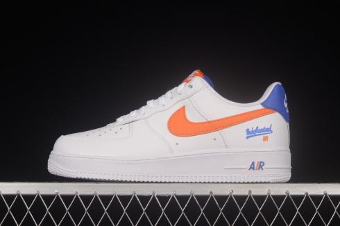 Nike Air Force 1 07 Low White Navy Blue Orange DM5441-103