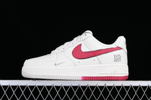 Nike Air Force 1 07 Low White Red Silver BS9055-732