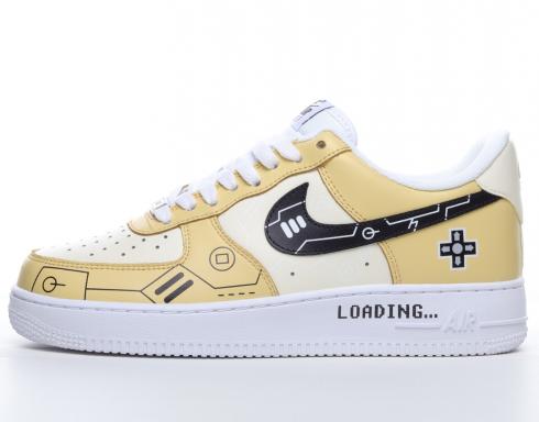 Nike Air Force 1 07 Low Yellow White Beige CW2288-113