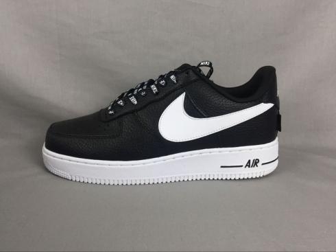 Nike Air Force 1 '07 Lv8 NBA Black White Casual Shoes 823511-007
