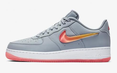Nike Air Force 1'07 Premium 2 Obsidian Mist University Gold White Hot Punch AT4143-400