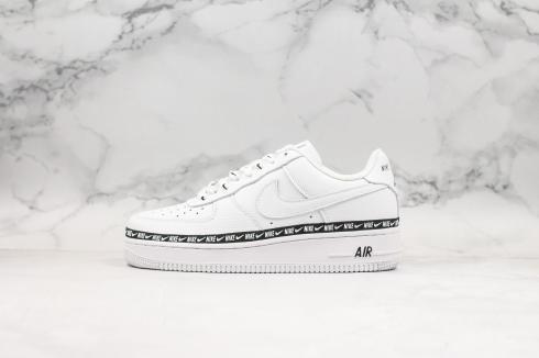 Nike Air Force 1 07 SE Premium Light Silvers Black White AH6827-003