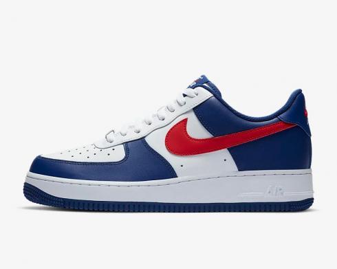 Nike Air Force 1'07 USA White Varsity Red Sport Royal CZ9164-100