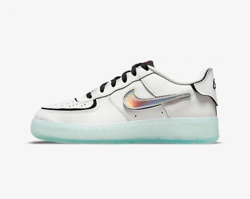 Nike Air Force 1 1 Low GS Summit White Black Fusion Red Multi-Color DH7341-100