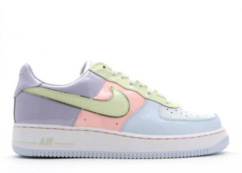 Nike Air Force 1 Easter Egg Pink Titanium Storm Ice Lime 307334-531