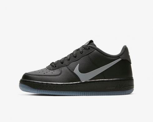 Nike Air Force 1 LV8 3 GS Black Silver Lilac Anthracite White CD7409-001