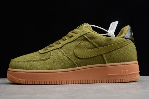 Nike Air Force 1 Low 07 Camper Green Gum Med Brown AQ0117 300