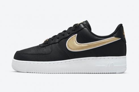 Nike Air Force 1 Low 07 Essential Black Metallic Gold DD1523-001