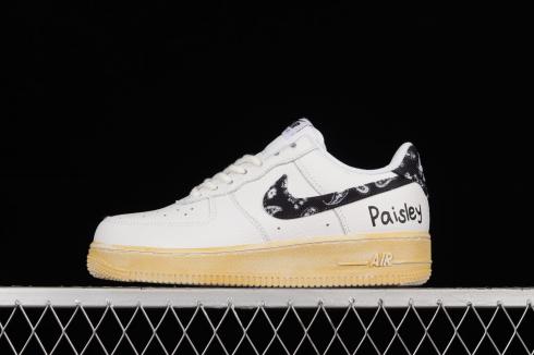 Nike Air Force 1 Low 07 Essential Paisley White Black DH4406-011