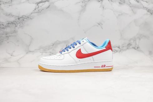 Nike Air Force 1 Low 07 White Blue Red Running Shoes CU1980-190