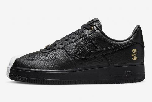 Nike Air Force 1 Low Anniversary Edition Black White Metallic Gold DX6034-001