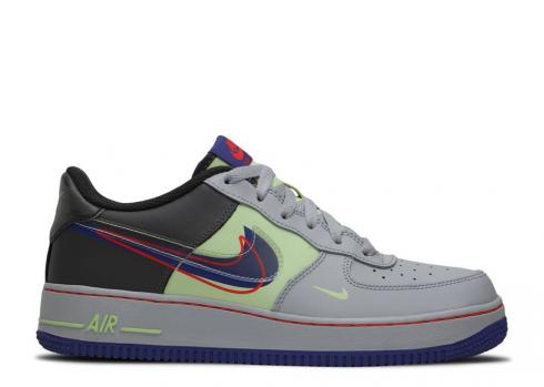 Nike Air Force 1 Low Gs White Grey Violet CT1628-001