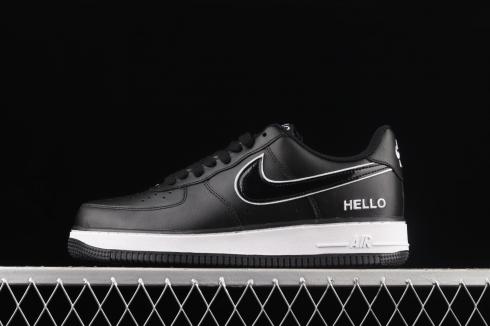 Nike Air Force 1 Low Hello Pack Black White CZ0327-101