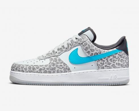 Nike Air Force 1 Low Leopard Pure Platinum Particle Grey Light Blue Fury DJ6192-001