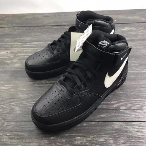 Nike Air Force 1 Low Lifestyle Shoes Black White New