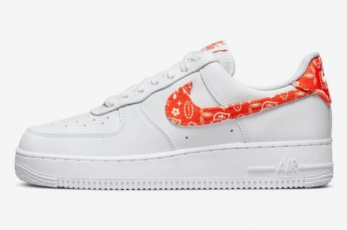 Nike Air Force 1 Low Orange Paisley White DJ9942-102