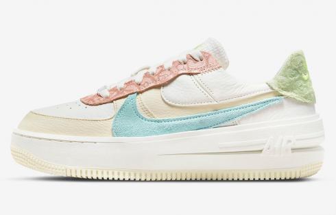 Nike Air Force 1 Low PLT.AF.ORM Pastel Leopard Sail Honeydew Arctic Orange DX2671-100