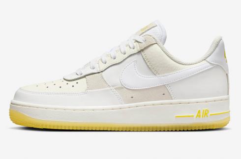 Nike Air Force 1 Low Summit White Opti Yellow Sail FQ0709-100