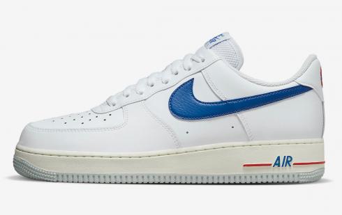 Nike Air Force 1 Low USA Hoops White Blue Red DX2660-100