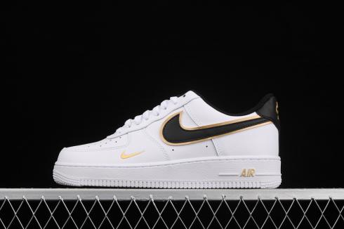 Nike Air Force 1 Low White Black Metallic Gold DA8481-100