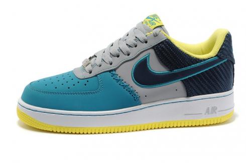 Nike Air Force 1 Low Wolf Grey Midnight Navy Tropical Teal 488298-039