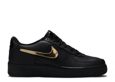 Nike Air Force 1 Lv8 3 Gs Removable Swoosh - Black White AR7446-001
