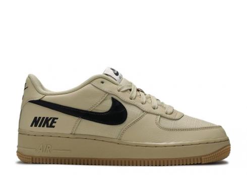 Nike Air Force 1 Lv8 Bg Gold Med Brown Gum Black Team White CQ4215-700