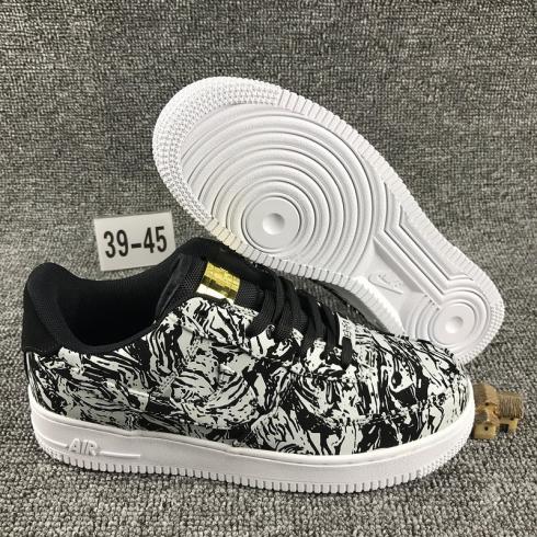 Nike Air Force 1 One Upstep Low BHM Gold White Black 920788-100