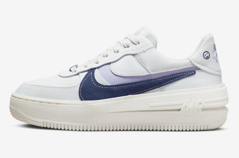 Nike Air Force 1 PLT.AF.ORM Summit White Oxygen Purple Sail Midnight Navy FD0382-121