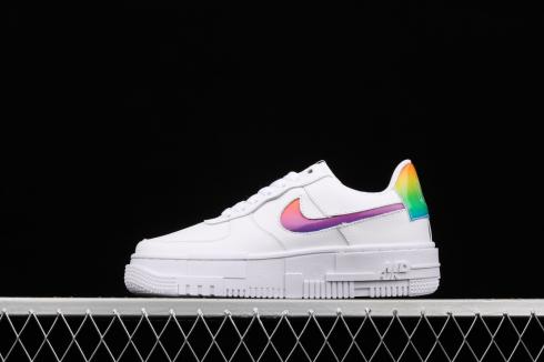 Nike Air Force 1 Pixel White Blue Multi-Color Shoes DH3860-007