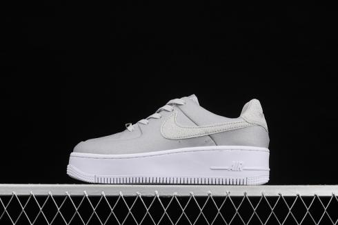 Nike Air Force 1 Sage Low LX Metallic Silver White CQ7510-017