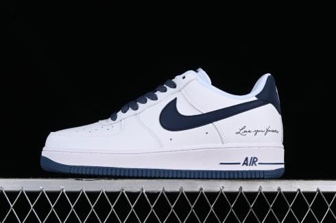 Nocta x Nike Air Force 1 07 Low Certified Lover boy White Navy Blue LO1718-056