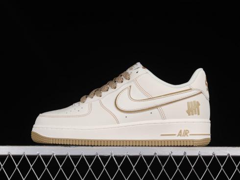 Undefeated x Nike Air Force 1 07 Low Cream Gold UT2022-028