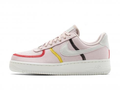 Wmns Nike Air Force 1'07 Low LX Stitched Canvas Siltstone Red CK6572-600