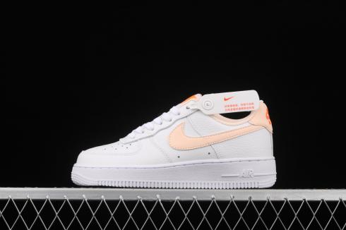 Wmns Nike Air Force 1 Low GS White Hyper Crimson Tint CT3839-102