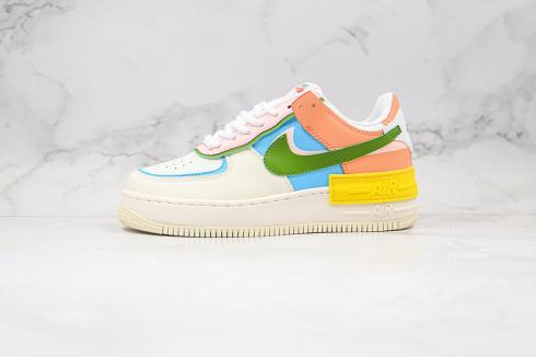 Wmns Nike Air Force 1 Low White Multi Color CW2630-101