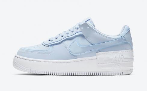 Wmns Nike Air Force 1 Shadow Hydrogen Blue White CV3020-400