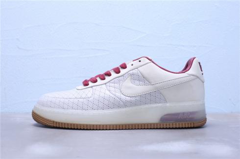 Wmns Nike Air Force 1 Supreme Max Air Lebron Grey Red Mens Shoes 318772-003