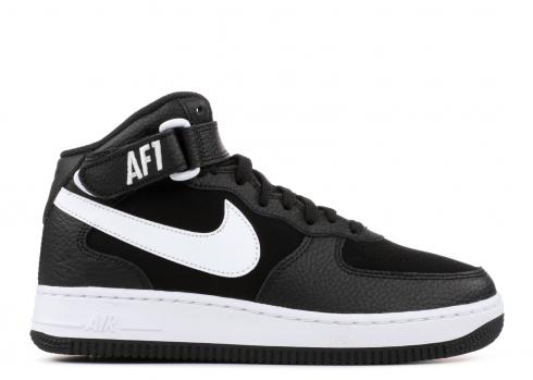 Air Force 1 Mid GS White Black 314195-038