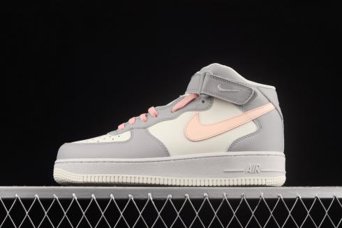 Nike Air Force 1 07 Mid Retro Grey Pink White 315123-158