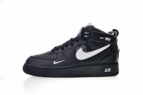 Nike Air Force 1 '07 Mid Utility Pack Black Tour Yellow White AJ7747-001