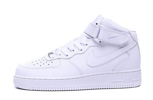 Nike Air Force 1 Mid 07 High Top White Casual Shoes 316123-111