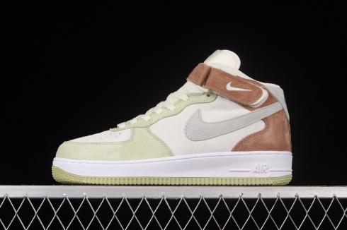 Nike Air Force 1 Mid 07 Light Green Grey White AL6896-558